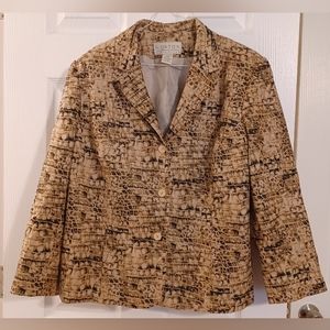 Norton Mcnaughton reptile print jacket
